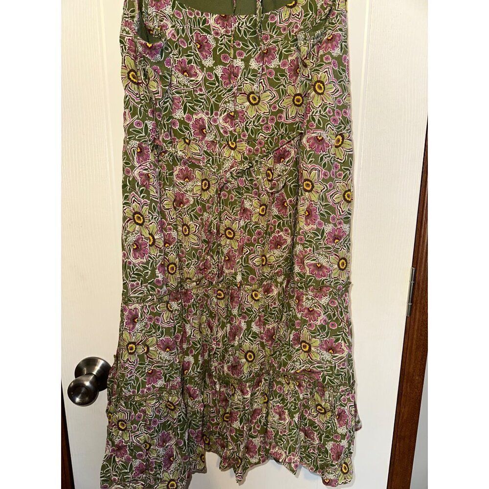 NWT Maurice’s Green Floral Open Back Mini Dress Size XL - Picture 8 of 14